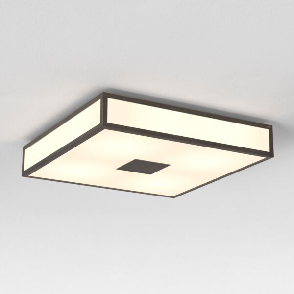 Astro Lighting - Mashiko 400 Square 1121013 - IP44 Bronze Ceiling Light