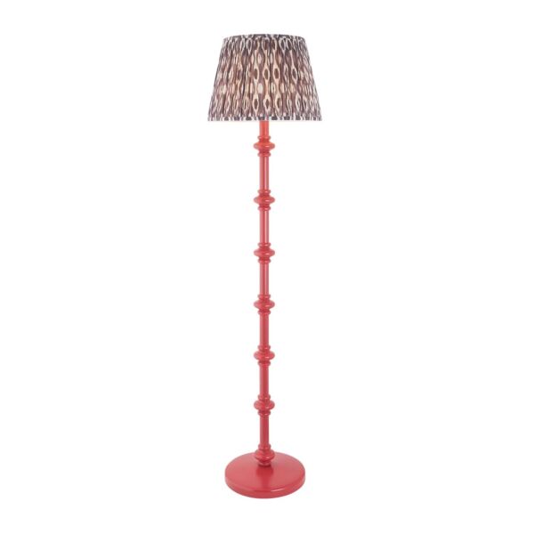 Endon Lighting - Carnaby & Ikat 40cm - 114417 - Pink Grey Floor Lamp