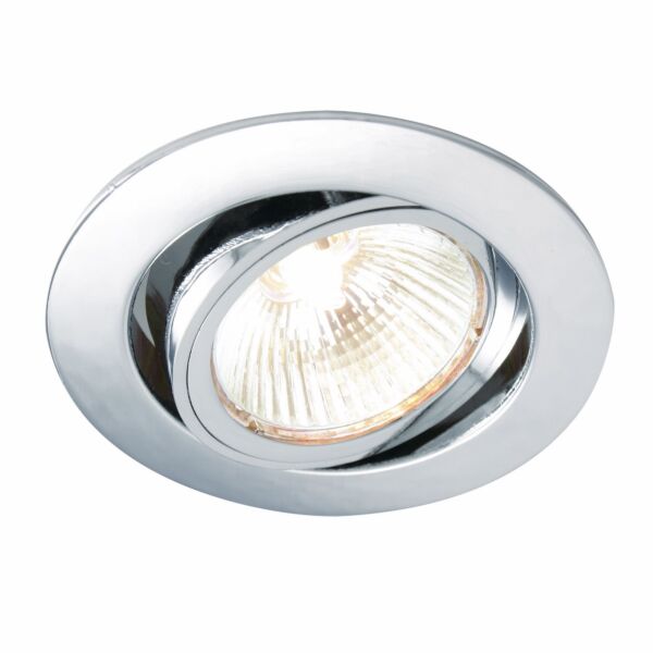 Saxby Lighting - Cast - 52332 - Chrome Tilt Recessed Ceiling Downlight