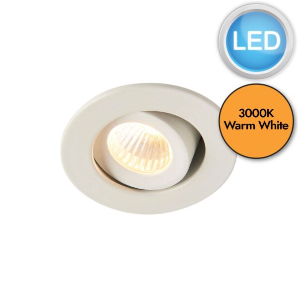 Saxby Lighting - Lalo Tilt - 99559 - LED White Clear 3000k Recessed Ceiling Downlight