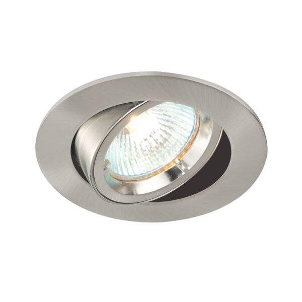 Saxby Lighting - Cast - 52333 - Satin Nickel Tilt Recessed Ceiling Downlight