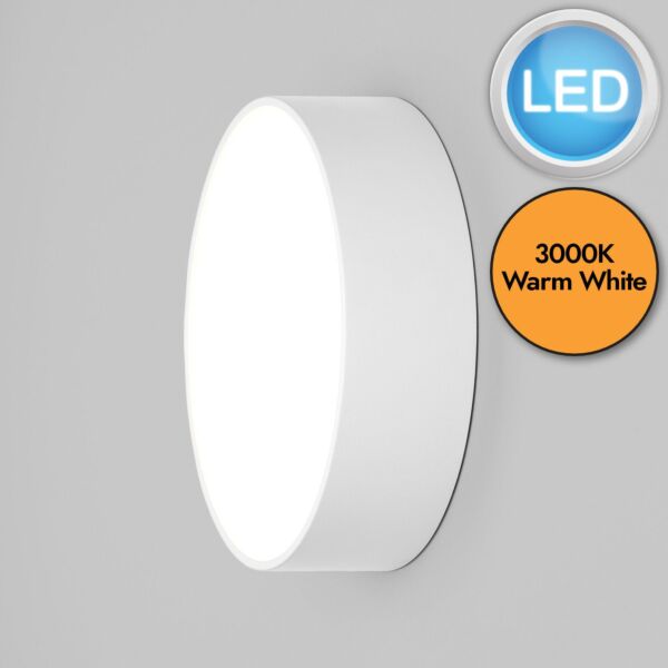 Astro Lighting - Kea 250 Round 1391003 - IP65 Textured White Wall or Ceiling Light