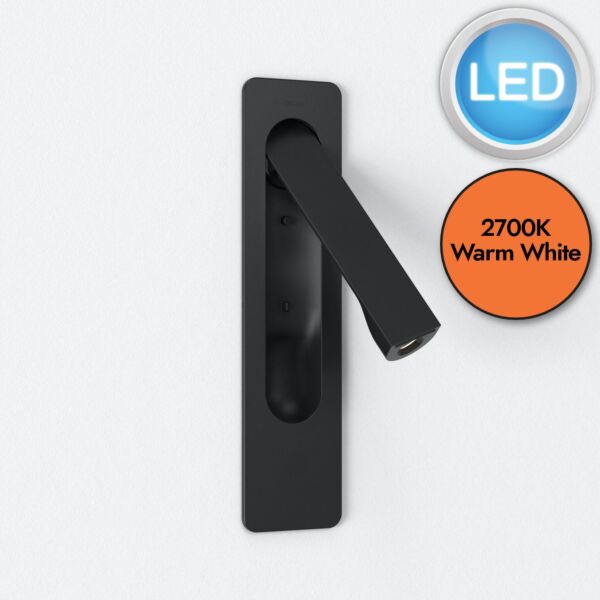 Astro Lighting - Keta - 1437020 - LED Black Reading Wall Light