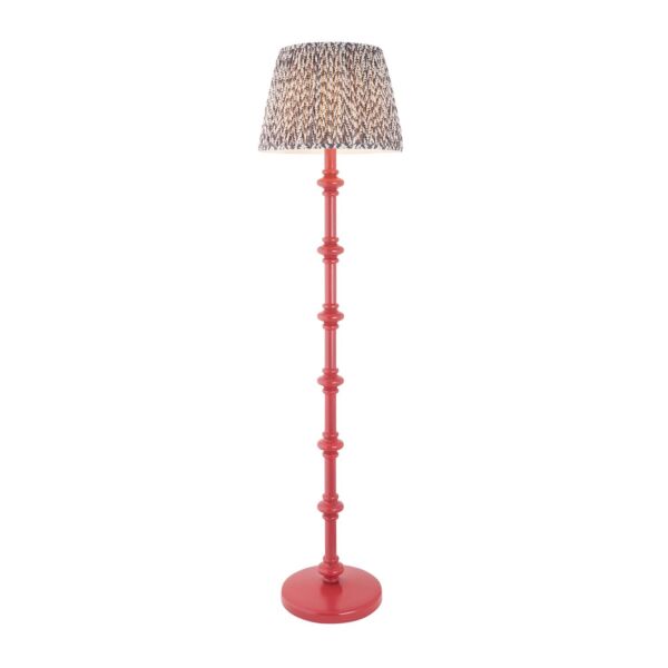 Endon Lighting - Carnaby & Leaf 40cm - 114409 - Pink Grey Floor Lamp