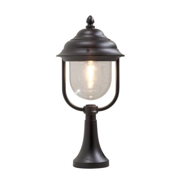 Konstsmide - Parma - 7224-750 - Black Outdoor Post Light