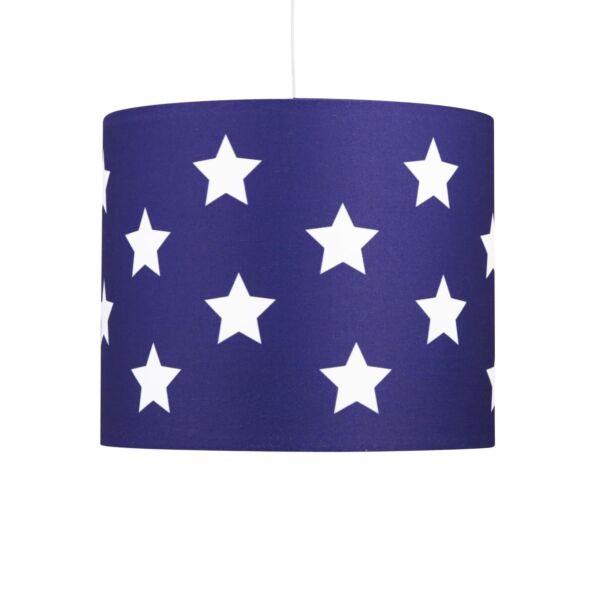 Blue with White Stars 25cm Light Shade