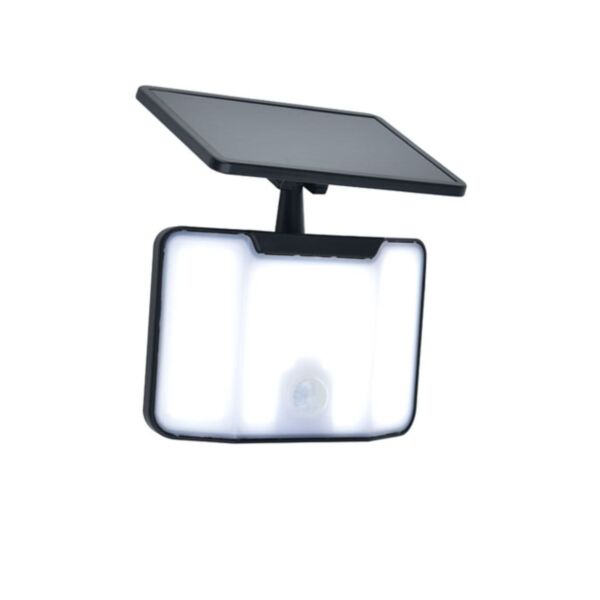 Lutec - Kombo - 6922201330 - LED Black Opal IP44 Solar Outdoor Sensor Floodlight