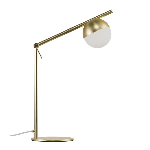 Nordlux - Contina - 2010985035 - Brass Opal Glass Task Table Lamp