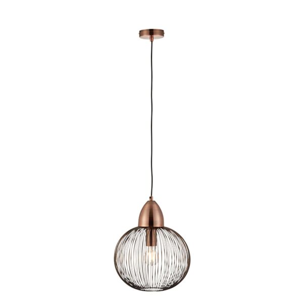 Endon Lighting - Nicola - 68987 - Antique Copper Ceiling Pendant Light