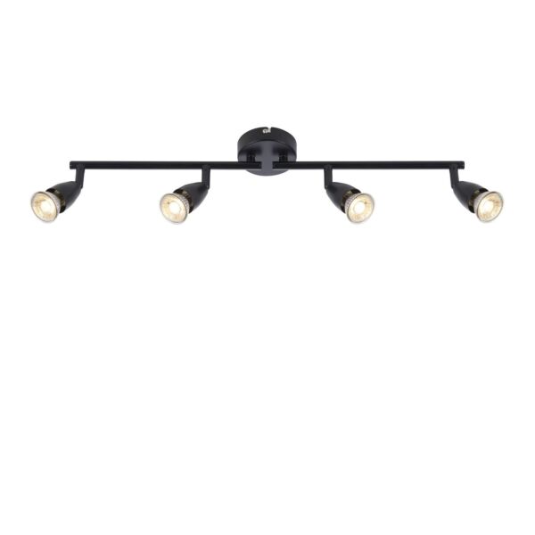 Saxby Lighting - Amalfi - 101331 - Black 4 Light Ceiling Spotlight