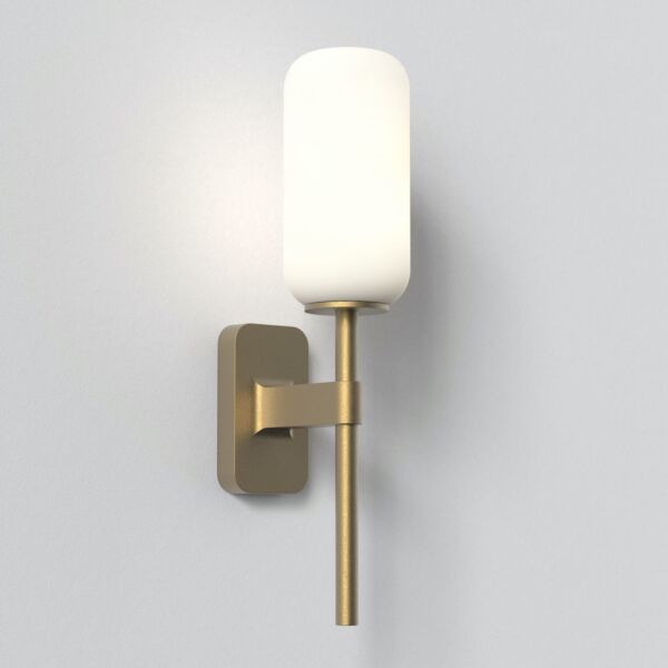 Astro Lighting - Tacoma Single 1429007 - IP44 Antique Brass Wall Light Excluding Shade