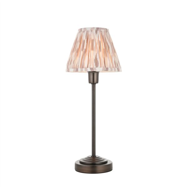 Endon Lighting - Rise - 121006 - Antique Bronze Neutral Table Lamp With Shade