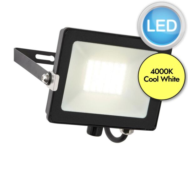 Saxby Lighting - Salde - 91862 - LED Black IP65 30W Outdoor Floodlight