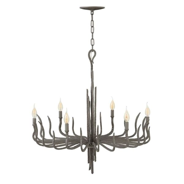 Elstead - Hinkley Lighting - Spyre HK-SPYRE6C-MMB Chandelier