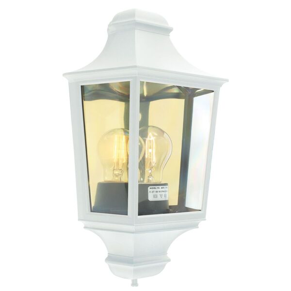 Norlys Lighting - Turin - T9-WHITE - White IP54 Outdoor Wall Light