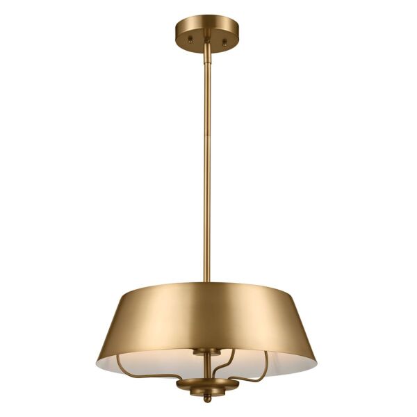 Kichler Lighting - Luella - KL-LUELLA-3P-BNB - Brushed Brass 3 Light Ceiling Pendant Light