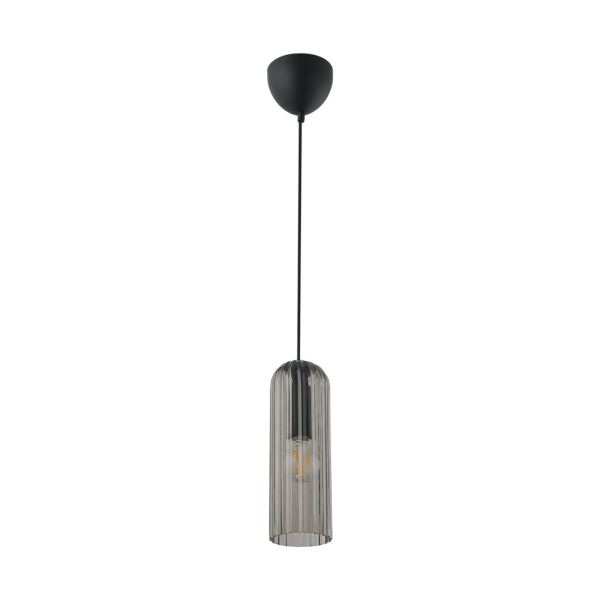 Nordlux - Miella - 2412523047 - Black Smoked Glass Ceiling Pendant Light