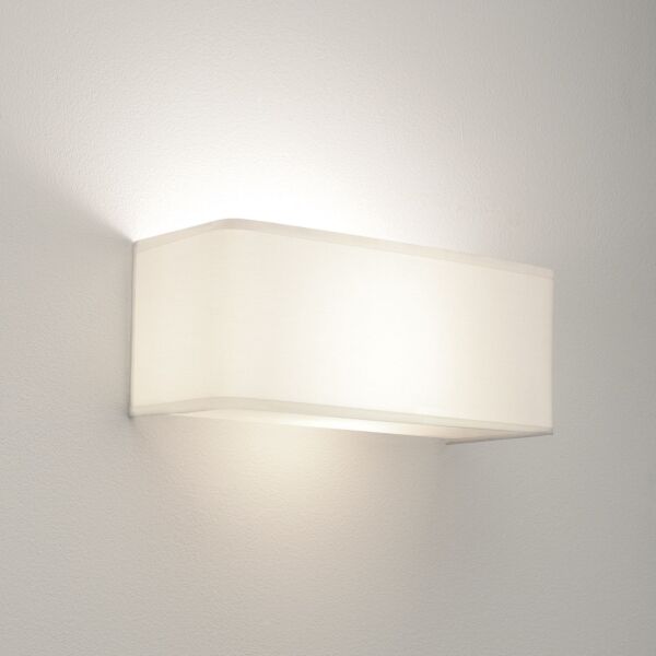 Astro Lighting - Ashino Wide 1166002 - White Fabric Wall Light