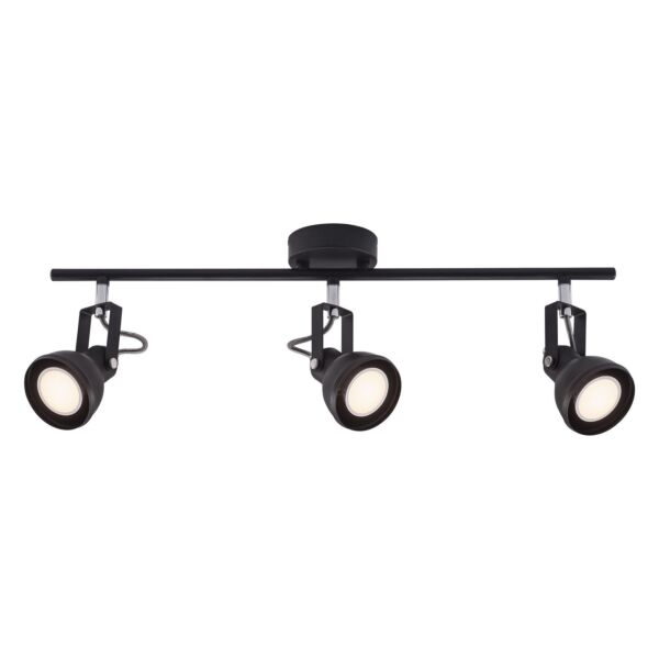 Nordlux - Aslak - 45740103 - Black Chrome 3 Light Ceiling Spotlight