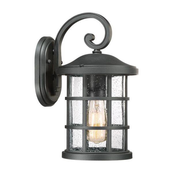 Elstead - Quoizel - Crusade QZ-CRUSADE-M-BLK Wall Lantern