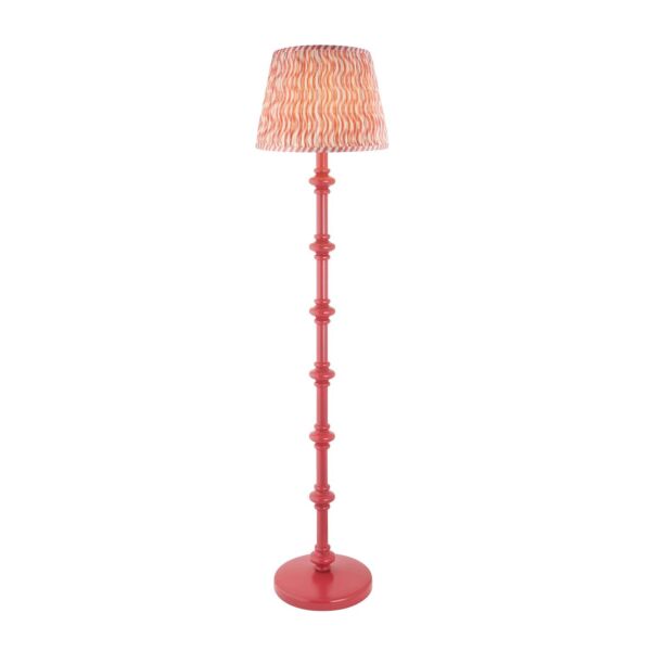 Endon Lighting - Carnaby & Ripple 35cm - 116162 - Pink Floor Lamp