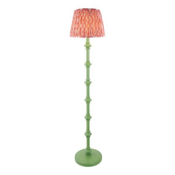 Endon Lighting - Carnaby & Ikat 35cm - 116134 - Green Pink Floor Lamp