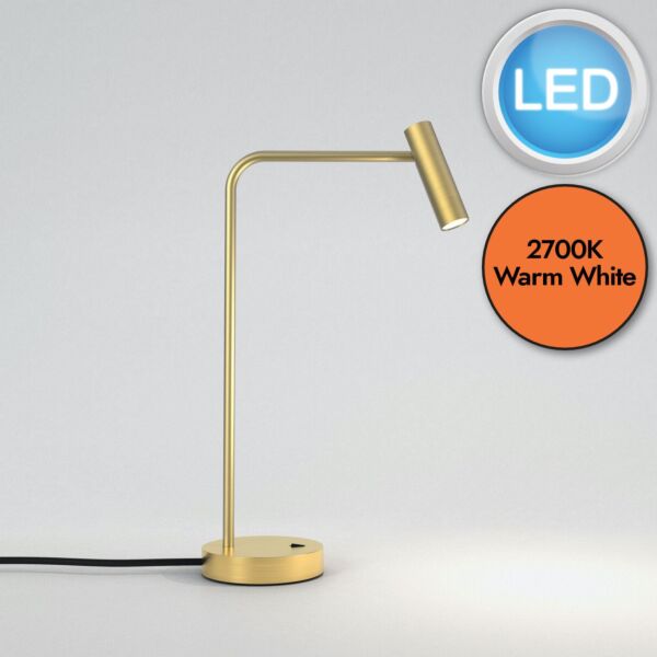 Astro Lighting - Enna - 1058106 - LED Gold Task Table Lamp