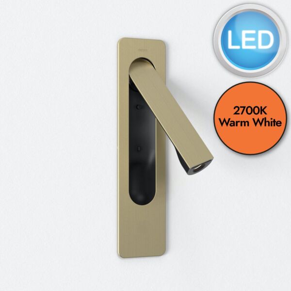 Astro Lighting - Keta - 1437021 - LED Gold Reading Wall Light