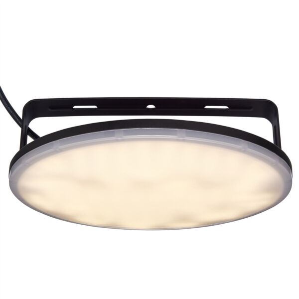 Saxby Lighting - Titan Anti-Glare - 118613 - LED Black Clear IP65 Outdoor Ceiling Flush Light
