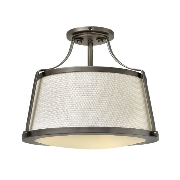 Elstead - Hinkley Lighting - Charlotte HK-CHARLOTTE-SF-AN Semi-Flush