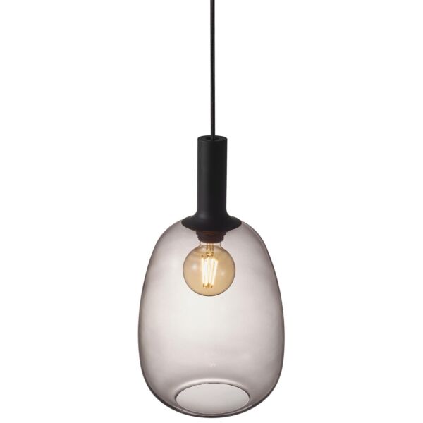 Nordlux - Alton 23 - 47303047 - Black Smoked Glass Ceiling Pendant Light