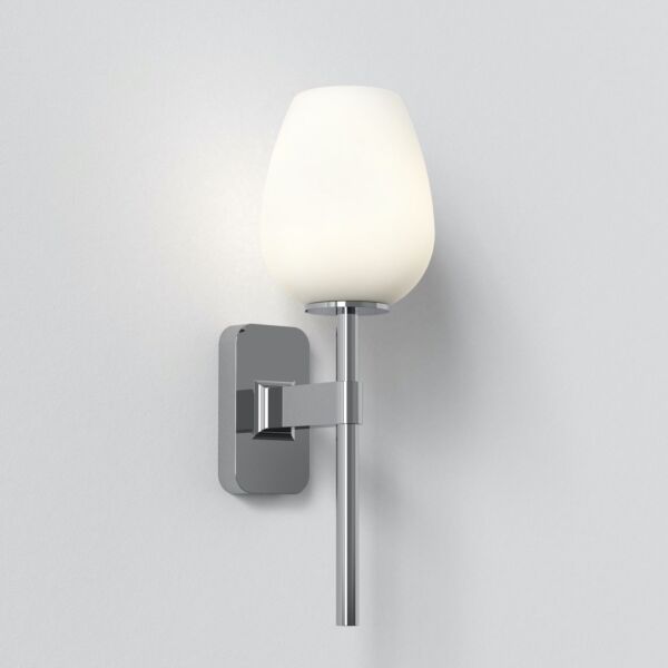 Astro Lighting - Tacoma Single 1429001 - IP44 Polished Chrome Wall Light Excluding Shade