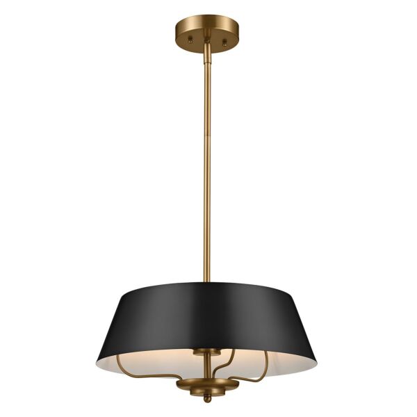 Kichler Lighting - Luella - KL-LUELLA-3P-BKB - Brass Black 3 Light Ceiling Pendant Light