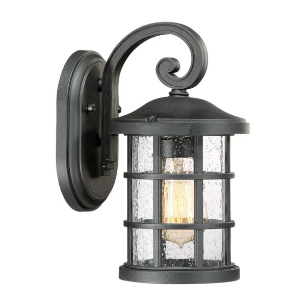 Elstead - Quoizel - Crusade QZ-CRUSADE-S-BLK Wall Lantern