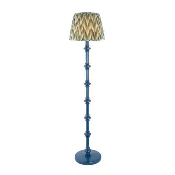 Endon Lighting - Carnaby & Zigzag 35cm - 116150 - Blue Green Floor Lamp