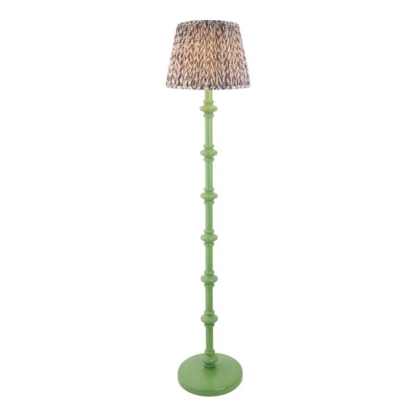 Endon Lighting - Carnaby & Leaf 35cm - 116131 - Green Grey Floor Lamp