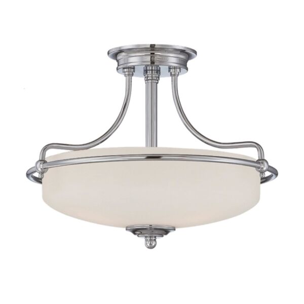 Elstead - Quoizel - Griffin QZ-GRIFFIN-SFS-C Semi-Flush