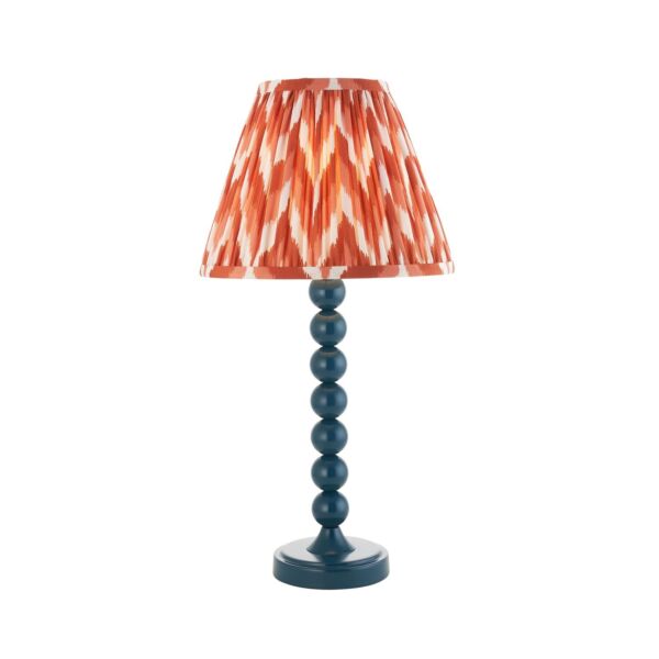 Endon Lighting - Higgledy & Zigzag 25cm - 114719 - Blue Orange Table Lamp With Shade