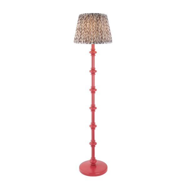 Endon Lighting - Carnaby & Leaf 35cm - 116156 - Pink Grey Floor Lamp