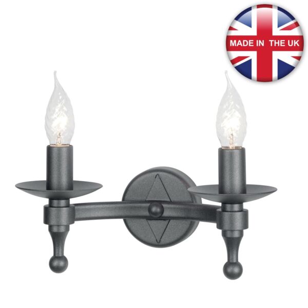 Elstead - Warwick WR2-GRAPHITE Wall Light