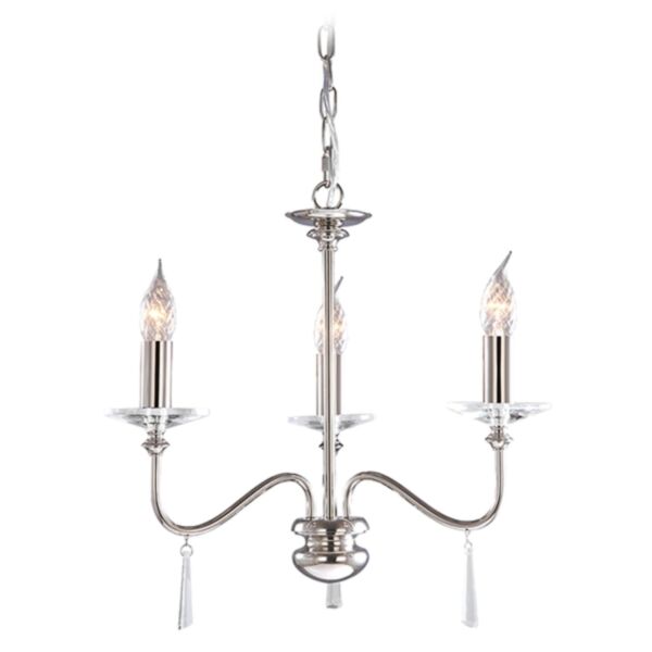 Elstead - Finsbury Park FP3-POL-NICKEL Chandelier