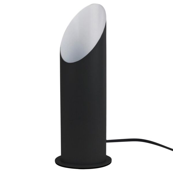 Black Metal Tubular Floor Uplight