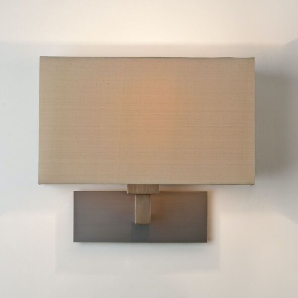 Astro Lighting - Park Lane Grande 1080045 & 5001007 - Bronze Wall Light with Oyster Shade Included