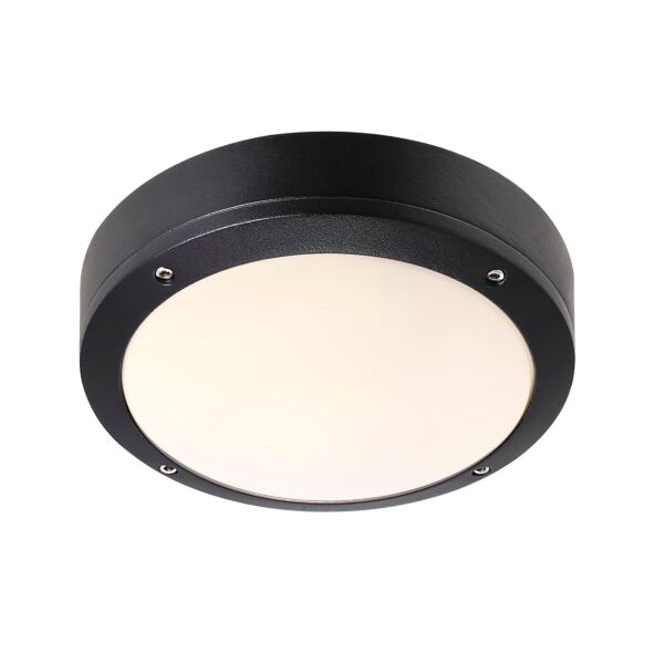 Nordlux - Desi 22 - 77636003 - Black White IP44 Outdoor Bulkhead Light
