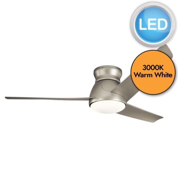 Elstead - Kichler - Eris - 152cm Fan - Brushed Nickel