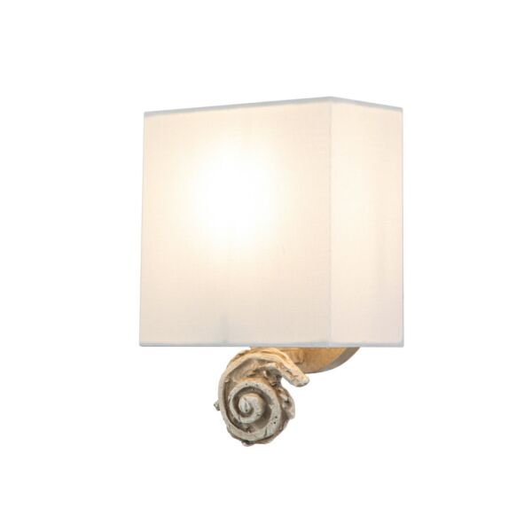 Flambeau Lighting - Swirl - FB-SWIRL-1S-W - Bone White Wall Light