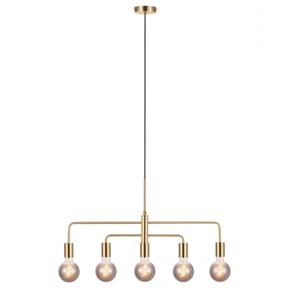 Nordlux - Gloom 5-Spot - 2113053035 - Brass 5 Light Ceiling Pendant Light