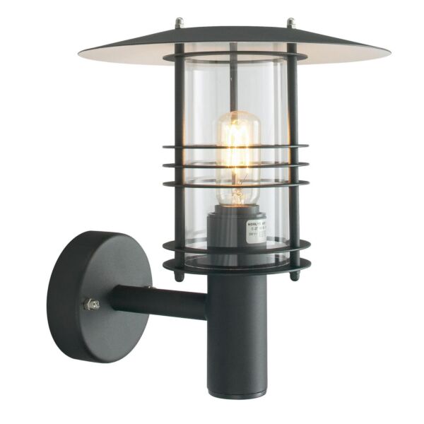 Elstead - Norlys - Stockholm ST1-G-BLK Wall Light