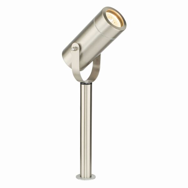 Saxby Lighting - Palin - 13914 - Stainless Steel Clear Glass IP44 Short Outdoor Spike Light