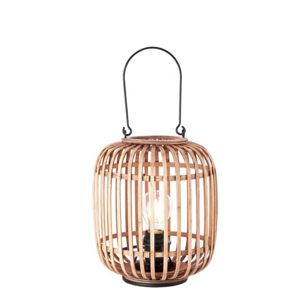 Endon Lighting - Mathias - 101773 - Natural Bamboo Black Table Lamp